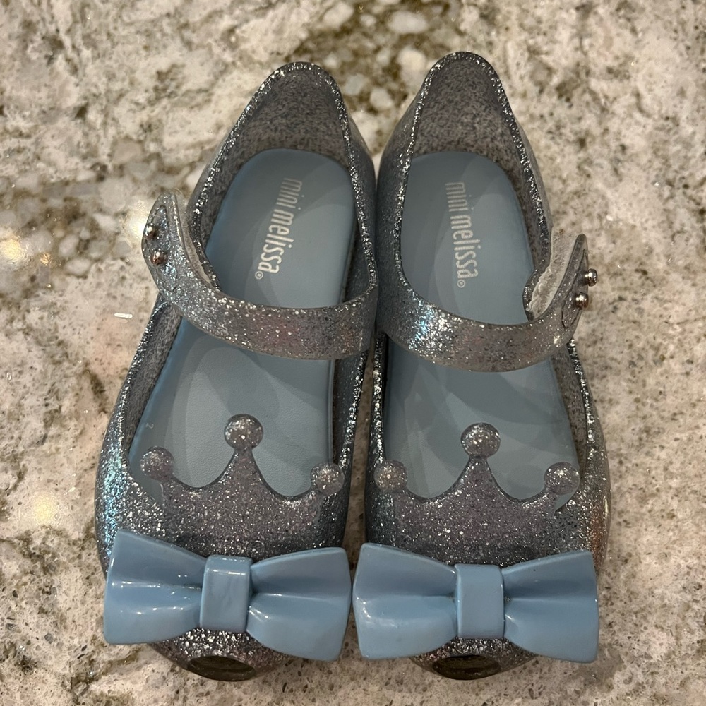 Mini Melissa princess shoes size 8